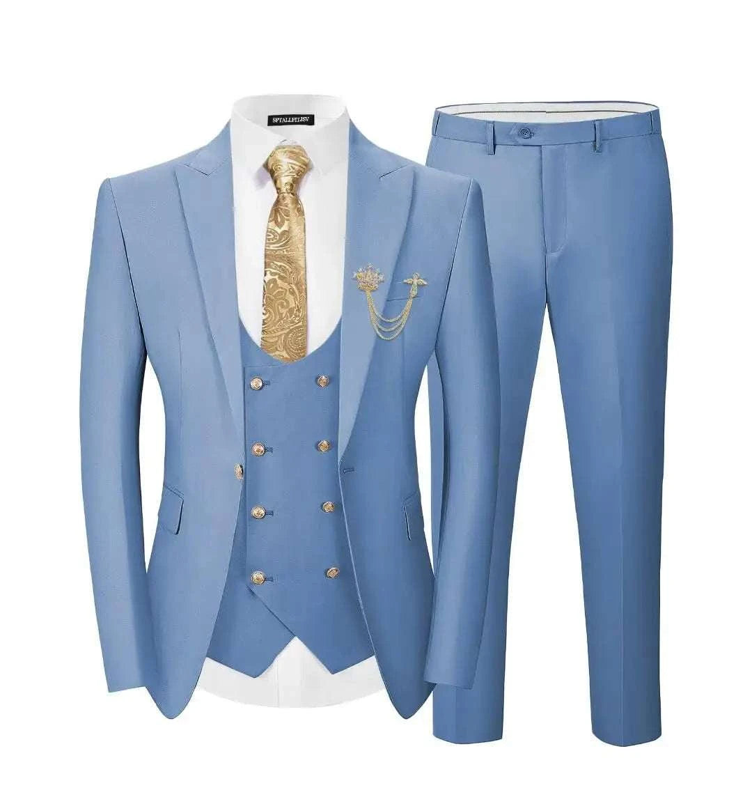 Men's 3-Piece Classic Slim Fit Suit Set Koala Sydney 