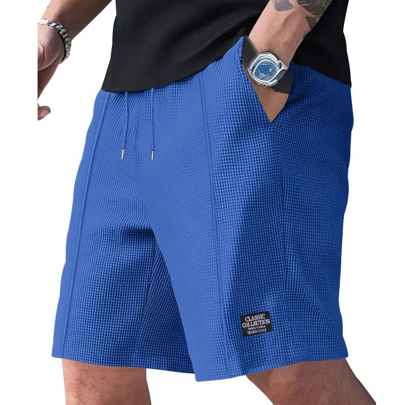 Men's Textured Casual Shorts