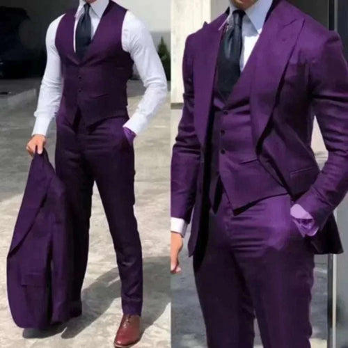 Men's 3-Piece Slim Fit Suit Set Koala Sydney 