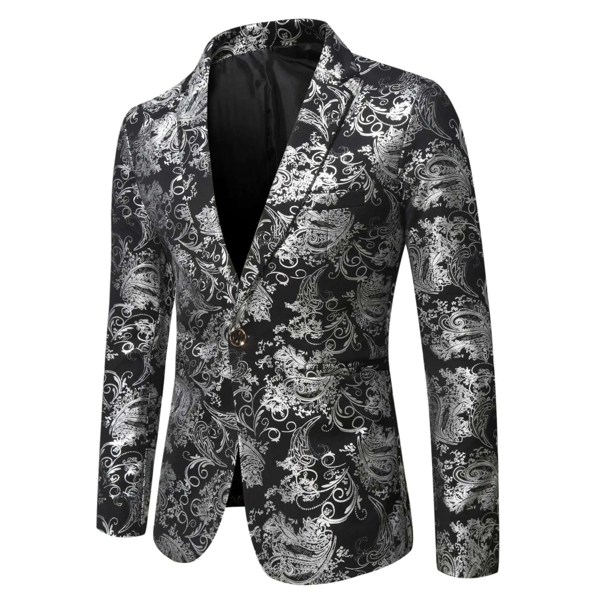 Men's Slim-Fit Printed Blazer Koala Sydney 