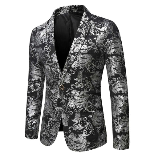 Men's Slim-Fit Printed Blazer Koala Sydney 