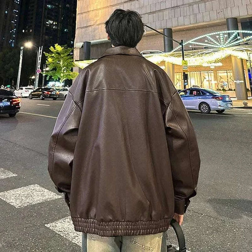Youth Fashion Men's PU Leather Jacket Koala Sydney 