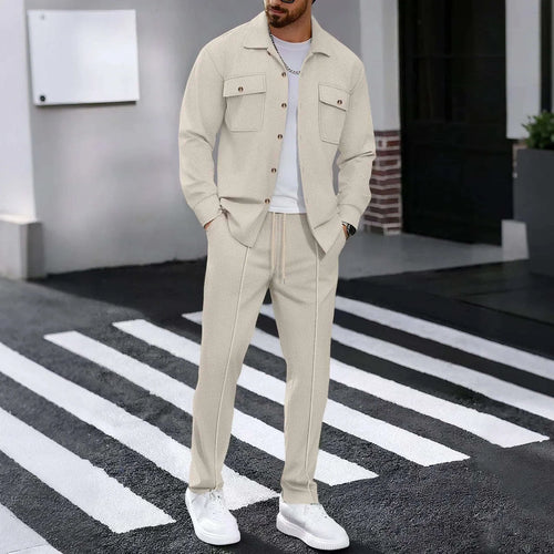 Men's Casual Two-Piece Waffle Texture Suit Koala Sydney 