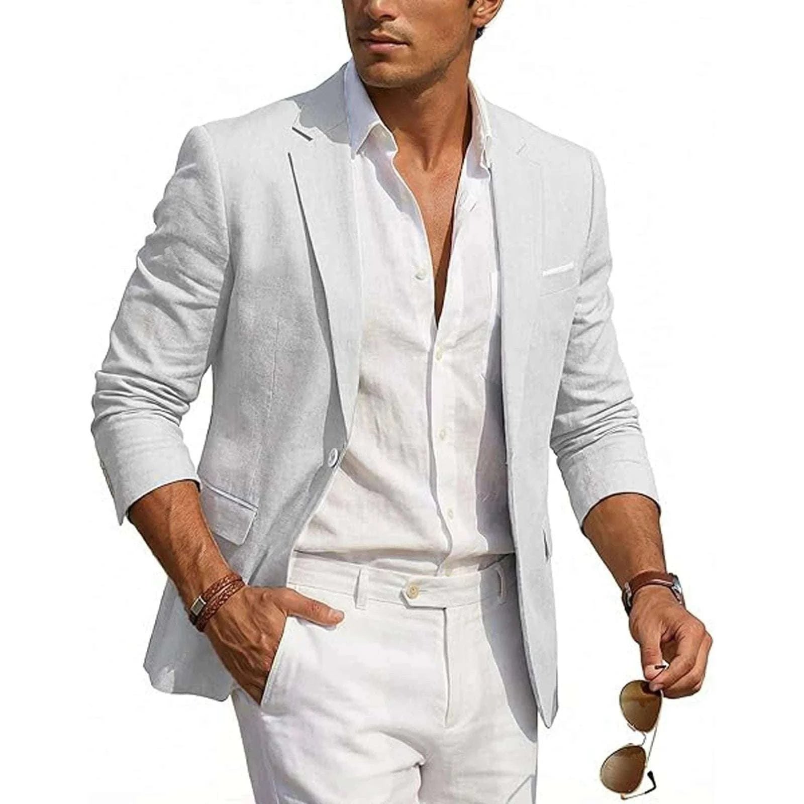 Men's Casual Linen Blazer Koala Sydney 