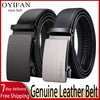 Leather Automatic Ratchet Belt