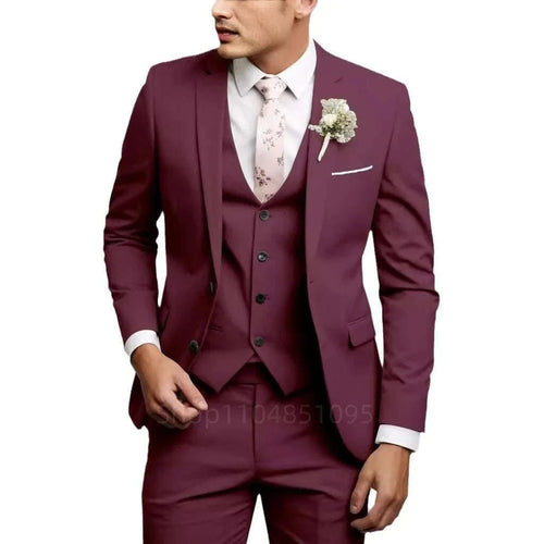 Refined Matcha Green 3-Piece Slim Fit Suit for Men Koala Sydney 