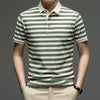 Men’s Classic Striped Polo Shirt Short Sleeve Casual Summer Top Koala Sydney 