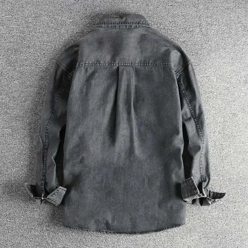 Vintage Heavy-Wash Denim Jacket for Men Koala Sydney 