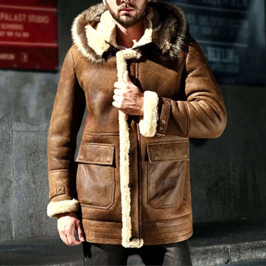 Men's Faux Leather Winter Jacket Koala Sydney 