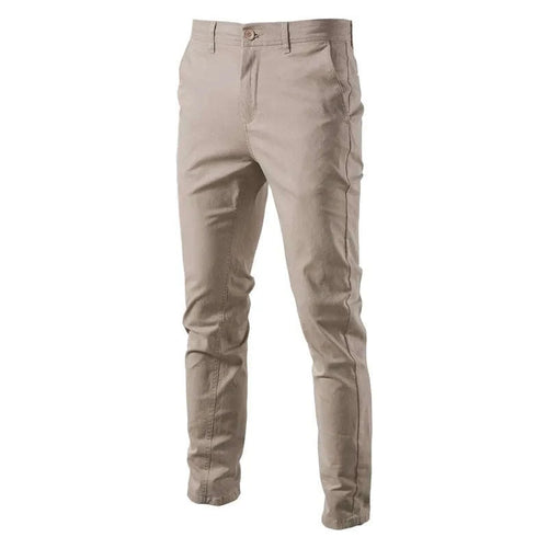 Classic Cotton Slim-Fit Trousers Koala Sydney 