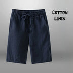 Men’s Cotton Linen Casual Shorts