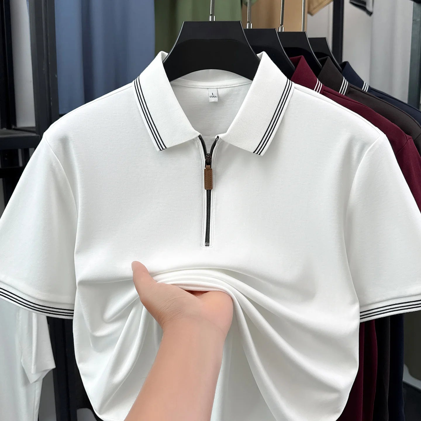 Summer Breathable Short Sleeve Polo Shirt