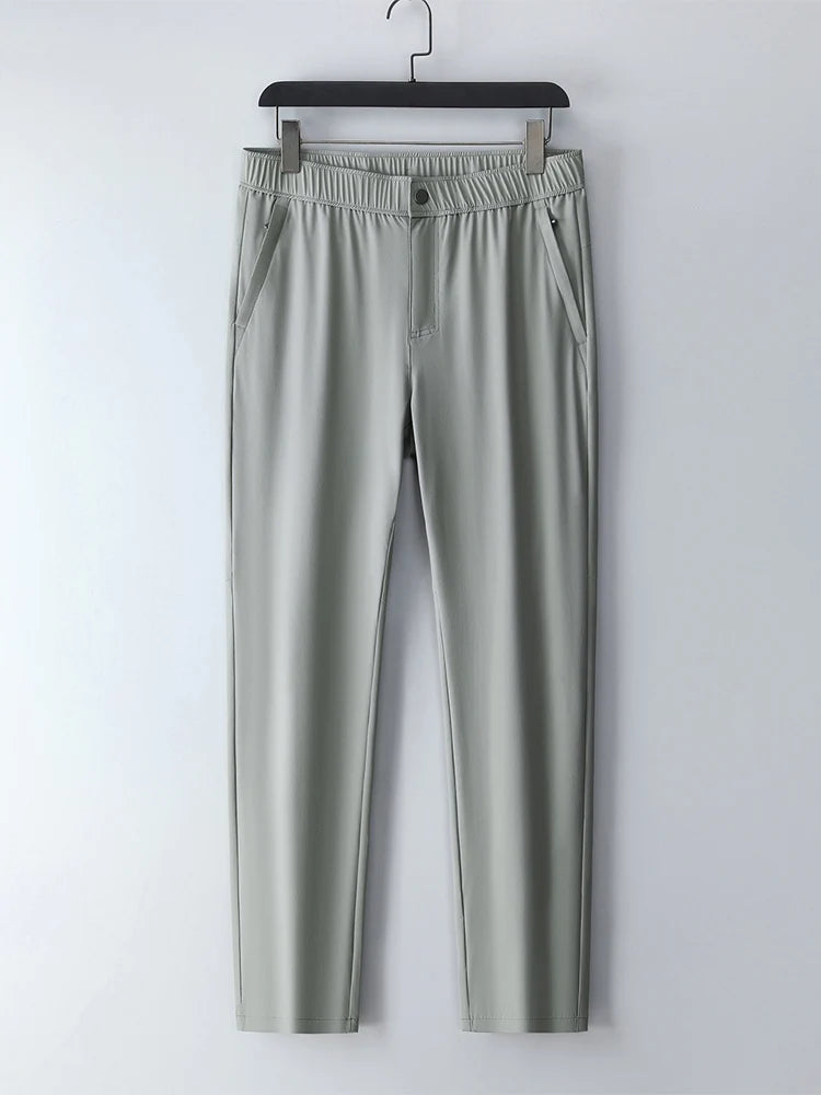 Men’s Summer Casual Ice Silk Pants