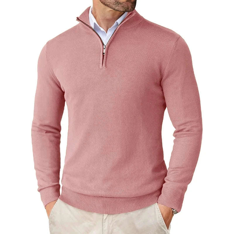 Lightweight Quarter-Zip Knit Pullover Koala Sydney 