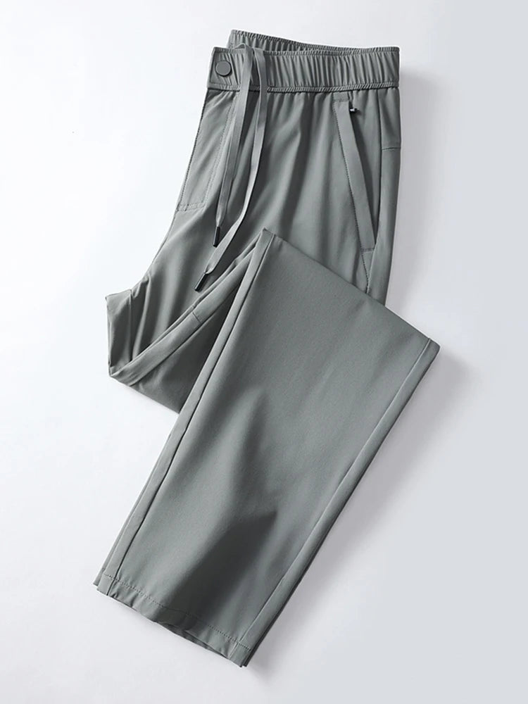 Men’s Summer Casual Ice Silk Pants