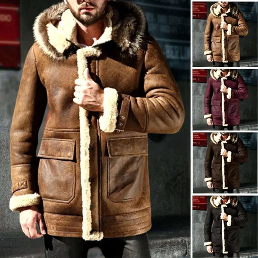 Men's Faux Leather Winter Jacket Koala Sydney 