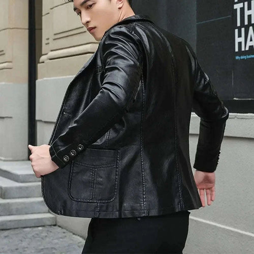 Leather Suit Men's Casual PU Leather Blazer Koala Sydney 