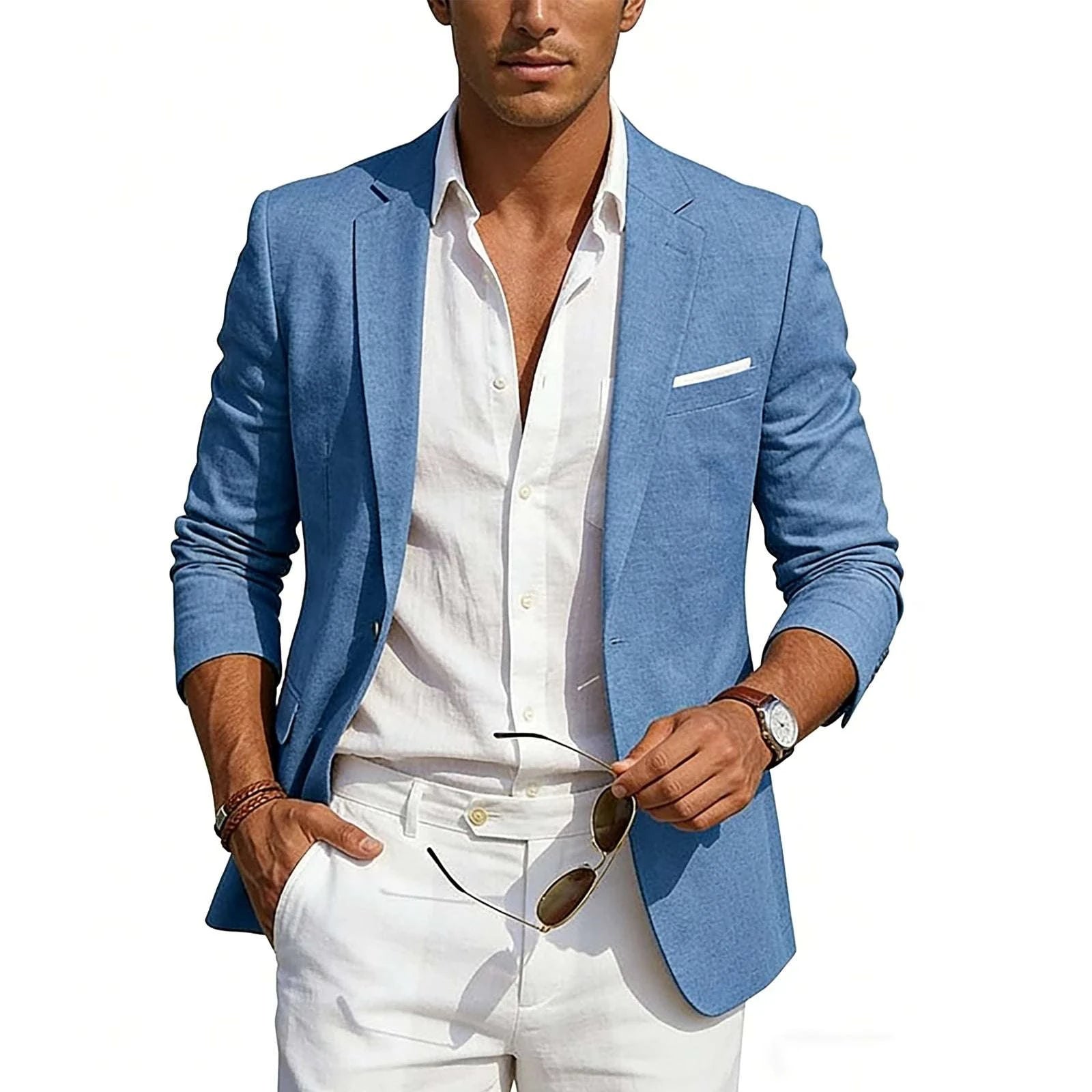Men's Casual Linen Blazer Koala Sydney 