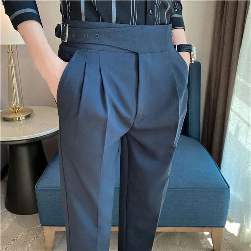 Men's British Style Slim Fit Formal Suit Pants Koala Sydney 