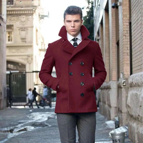 Coat, Suit Jacket Woolen, Double Breasted, Elegant Suits for Men Koala Sydney 