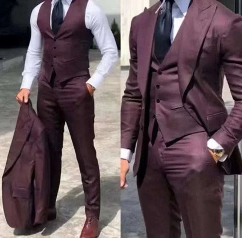 Men's 3-Piece Slim Fit Suit Set Koala Sydney 