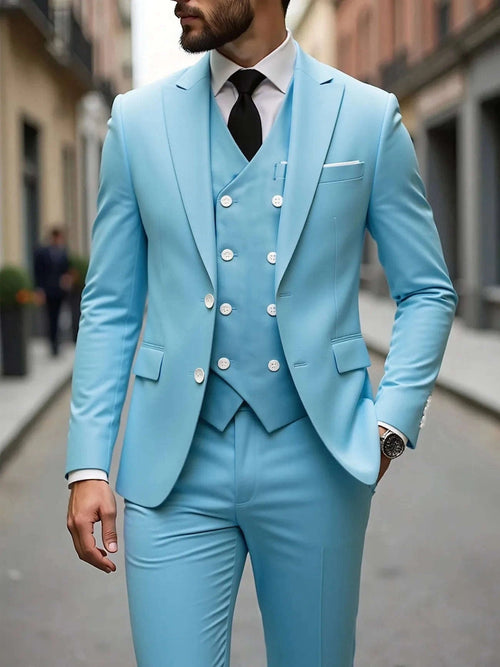 Classic Slim Fit 3-Piece Men's Wedding Tuxedo Set Koala Sydney 