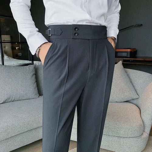 Men's British Style Slim Fit Formal Suit Pants Koala Sydney 