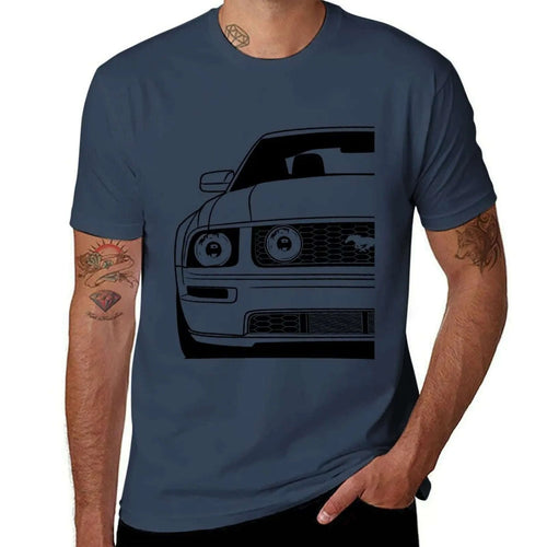 Ford Mustang Inspired Graphic Oversized T-Shirt Koala Sydney 
