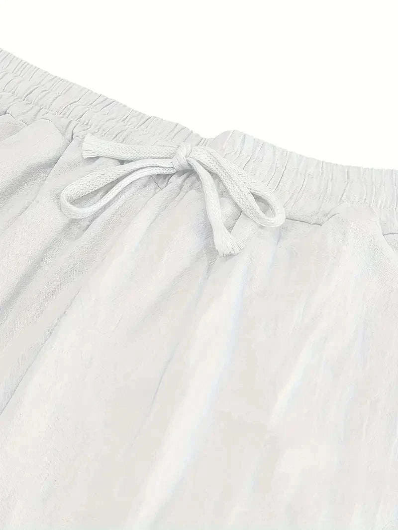 Men's White Linen 2-Piece Summer Outfit Koala Sydney 