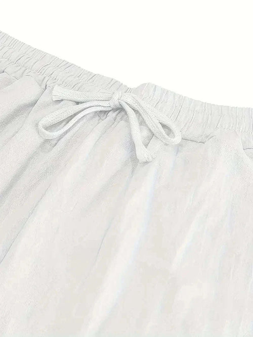 Men's White Linen 2-Piece Summer Outfit Koala Sydney 