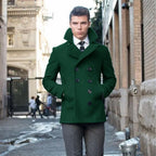 Coat, Suit Jacket Woolen, Double Breasted, Elegant Suits for Men