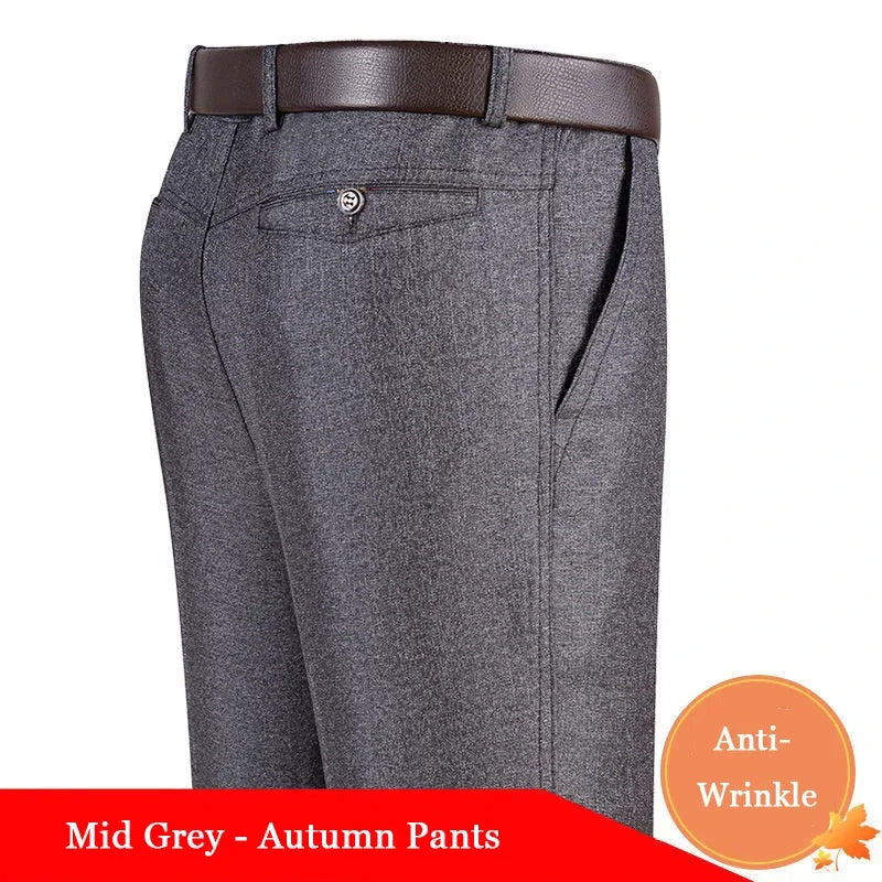 Men’s Summer Lightweight Slim Fit Dress Pants