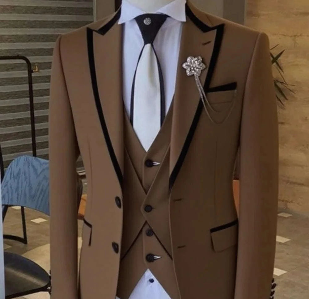 Men’s Slim-Fit Formal Suit Set – 3-Piece Koala Sydney 