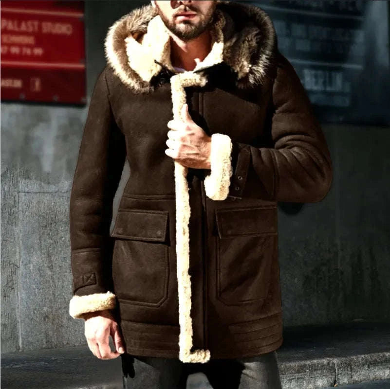 Men's Faux Leather Winter Jacket Koala Sydney 