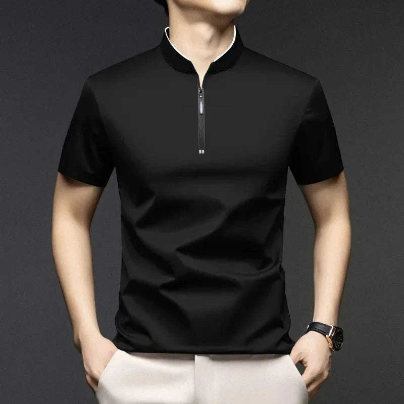 Men's Casual Zip Polo Shirt Koala Sydney 