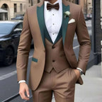 Men's 3-Piece Jacquard Business Casual Suit Set Koala Sydney 