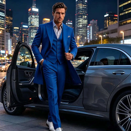 3-Piece Long Wedding Suit for Men Koala Sydney 