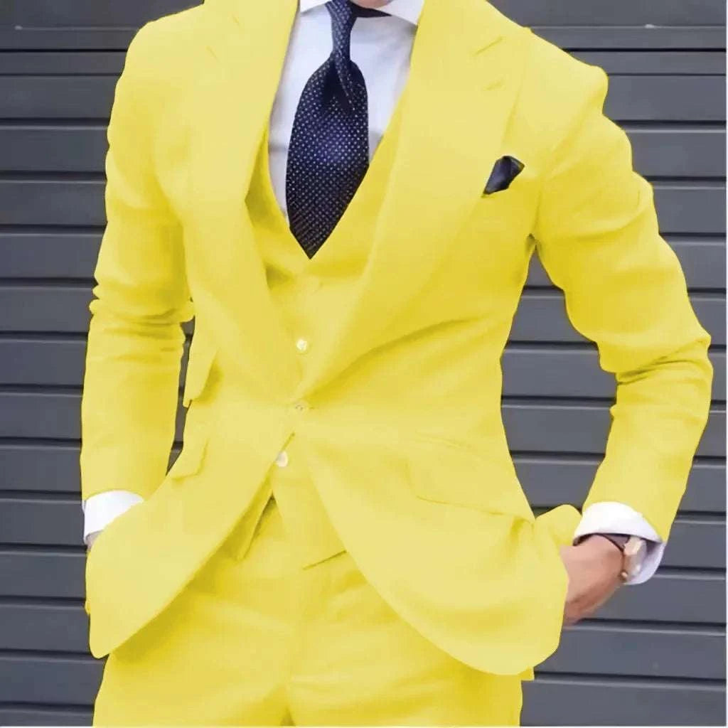 Men's 3-Piece Slim Fit Suit Set Koala Sydney 