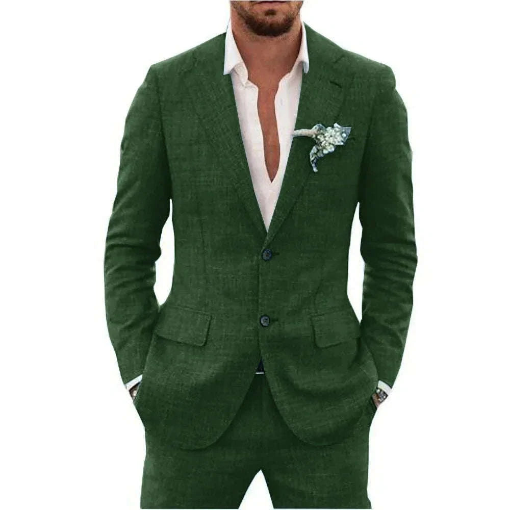 Men's Premium 2-Piece Linen Suit Koala Sydney 