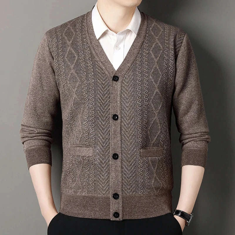 V-Neck Button Knit Cardigan Koala Sydney 