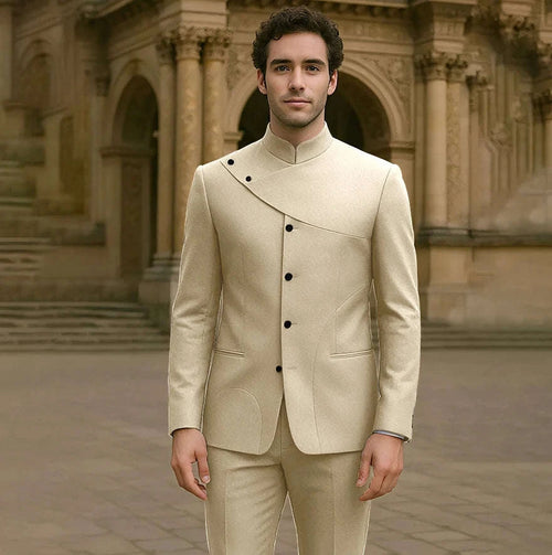 Men’s Custom High-Fashion Suit – Single-Breasted Two-Piece Set (Jacket + Pants) Koala Sydney 