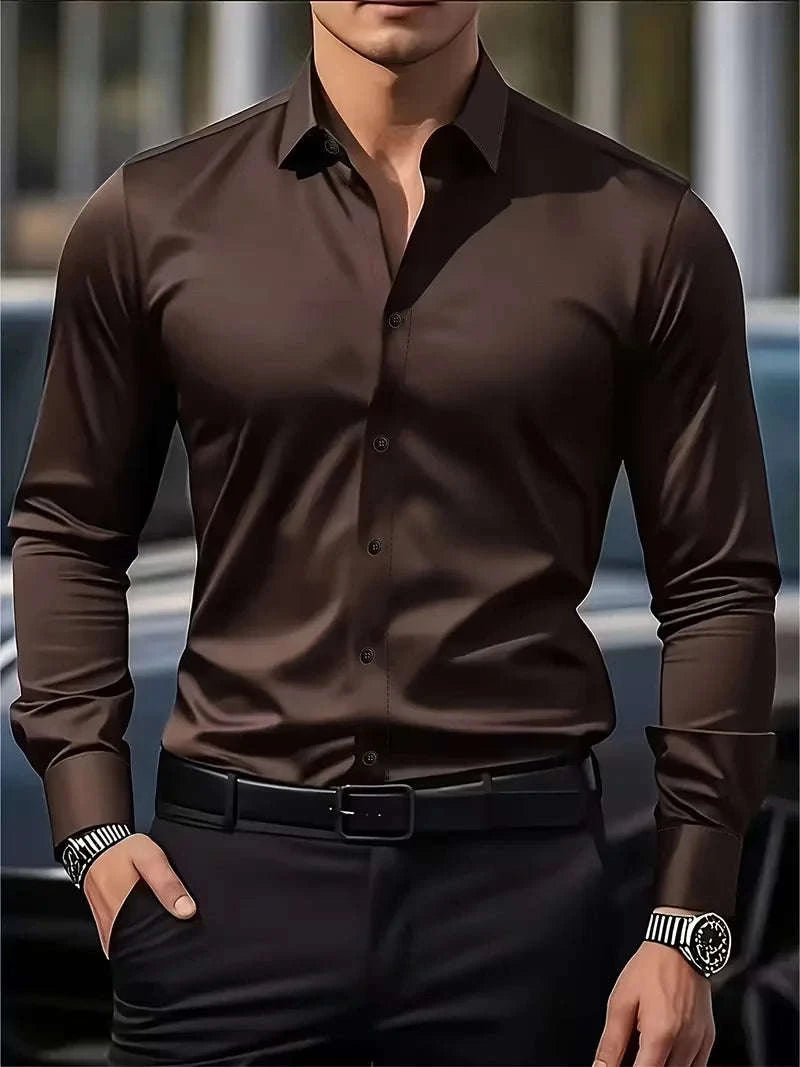 Men's Lightweight Long Sleeve Business Shirt Koala Sydney 