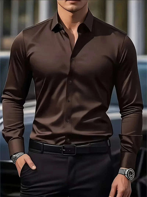 Men's Lightweight Long Sleeve Business Shirt Koala Sydney 
