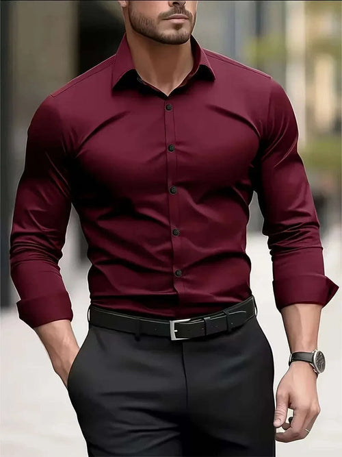 Men's Lightweight Long Sleeve Business Shirt Koala Sydney 