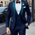 Men's 3-Piece Jacquard Business Casual Suit Set Koala Sydney 