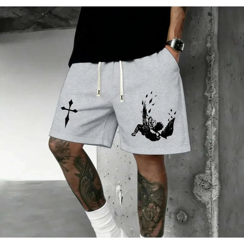 Men's Dark Gothic Summer Shorts Koala Sydney 
