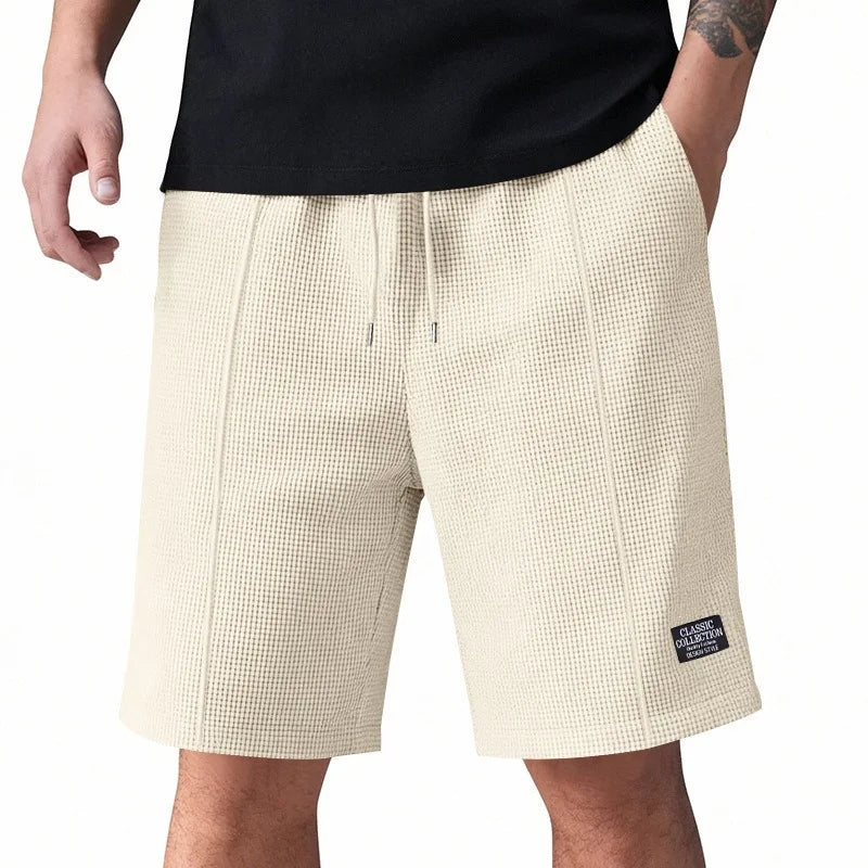 Men's Textured Casual Shorts