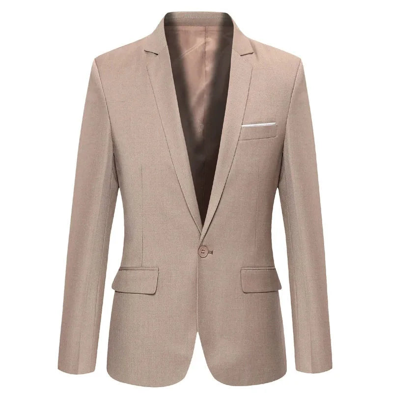 Men’s Trendy Slim Fit Business Blazer