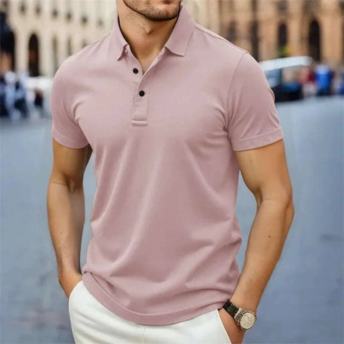 Men's Casual Solid Polo Shirt Koala Sydney 