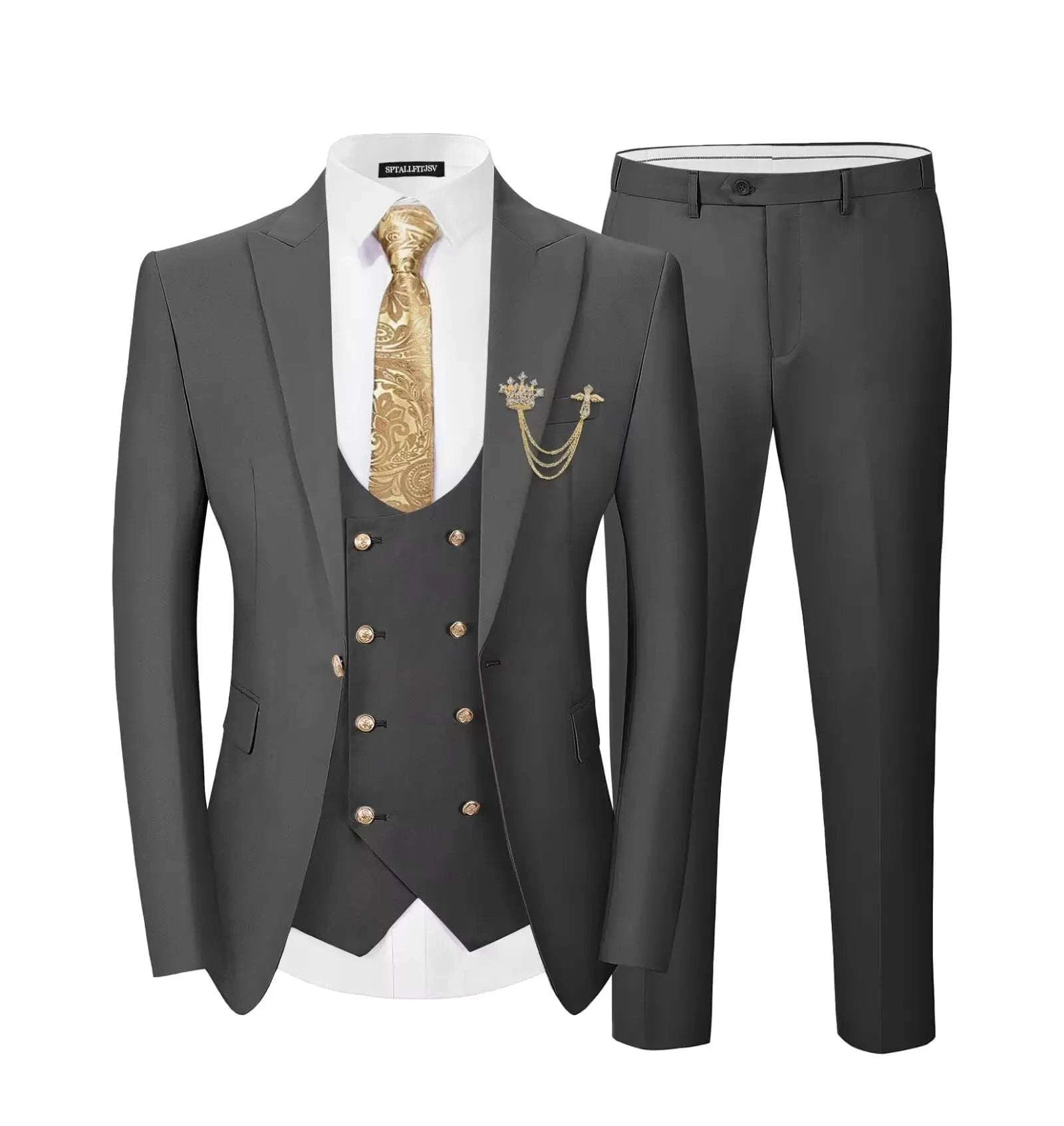 Men's 3-Piece Classic Slim Fit Suit Set Koala Sydney 
